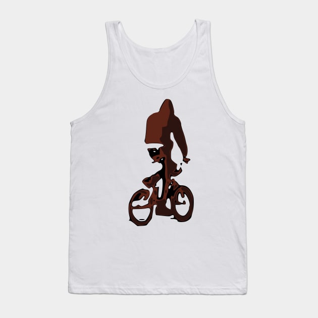 bmx bike silhouette Tank Top by yukiotanaka